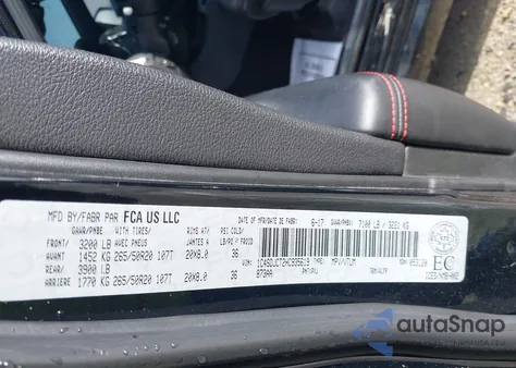 2017 Dodge Durango R/T from USA, damaged, VIN 1C4SDJCT2HC935619